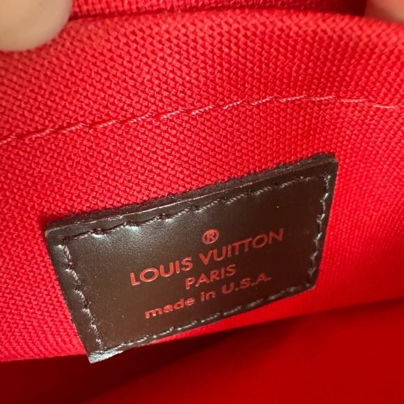 🤎 Louis Vuitton Thames GM – Damier Ebene – Red Interior - Picture 12 of 15